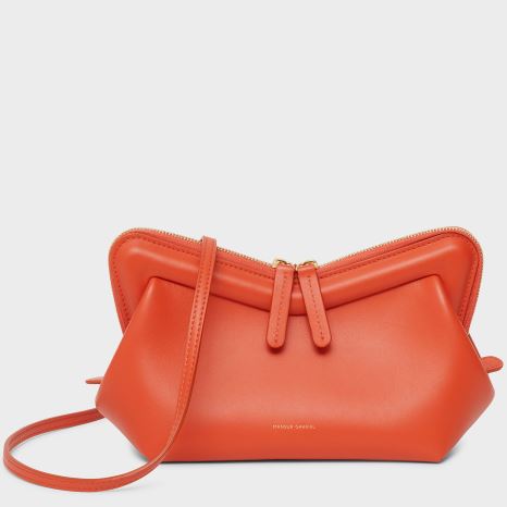 Women's Mansur Gavriel Mini M Frame Crossbody Bags Orange | AU 8M67TN